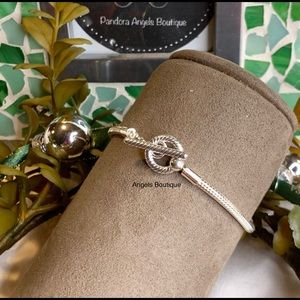 Pandora T-Bar Snake Chain Bracelet